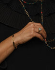 Bracelet PETITE CLOUD BRONZE LINK BRACELET JCB122 Julie Cohn Design Artisan Bronze Jewelry Handmade