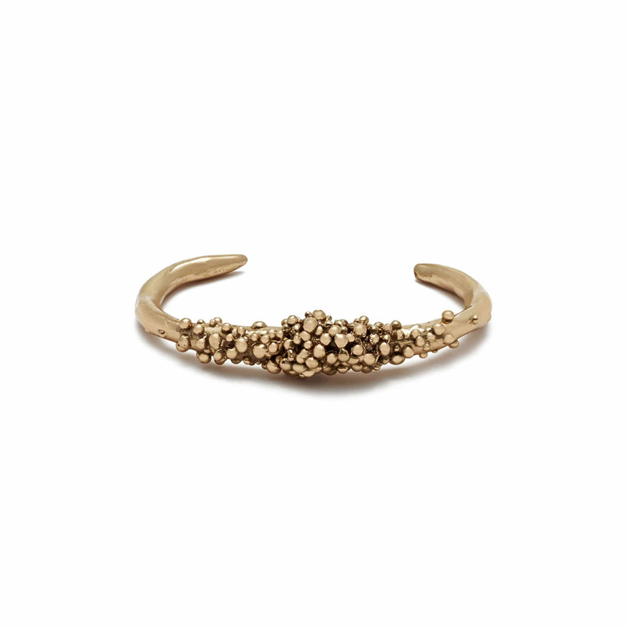 Bracelet CAVIAR BRONZE CUFF CAVIAR BRONZE CUFF JCB28 Julie Cohn Design Artisan Bronze Jewelry Handmade