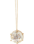 LUNAR  MABE PEARL BRONZE PENDANT