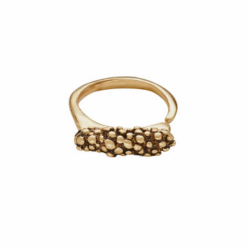 Ring CAVIAR BRONZE ADJUSTABLE RING JCR171 Julie Cohn Design Artisan Bronze Jewelry Handmade