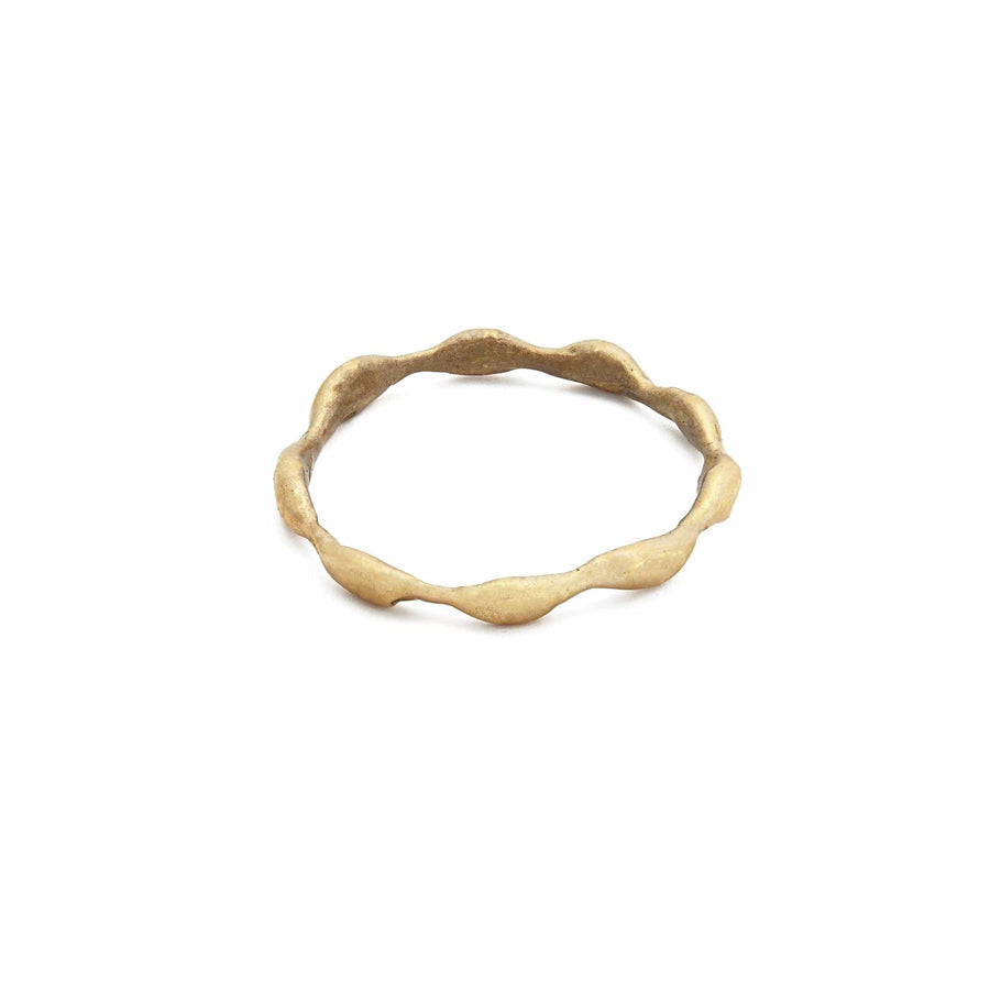 Julie Cohn Design Jewelry Seaweed Bronze Band  JCR95  Artisan Bronze Jewelry Handmade in the USA